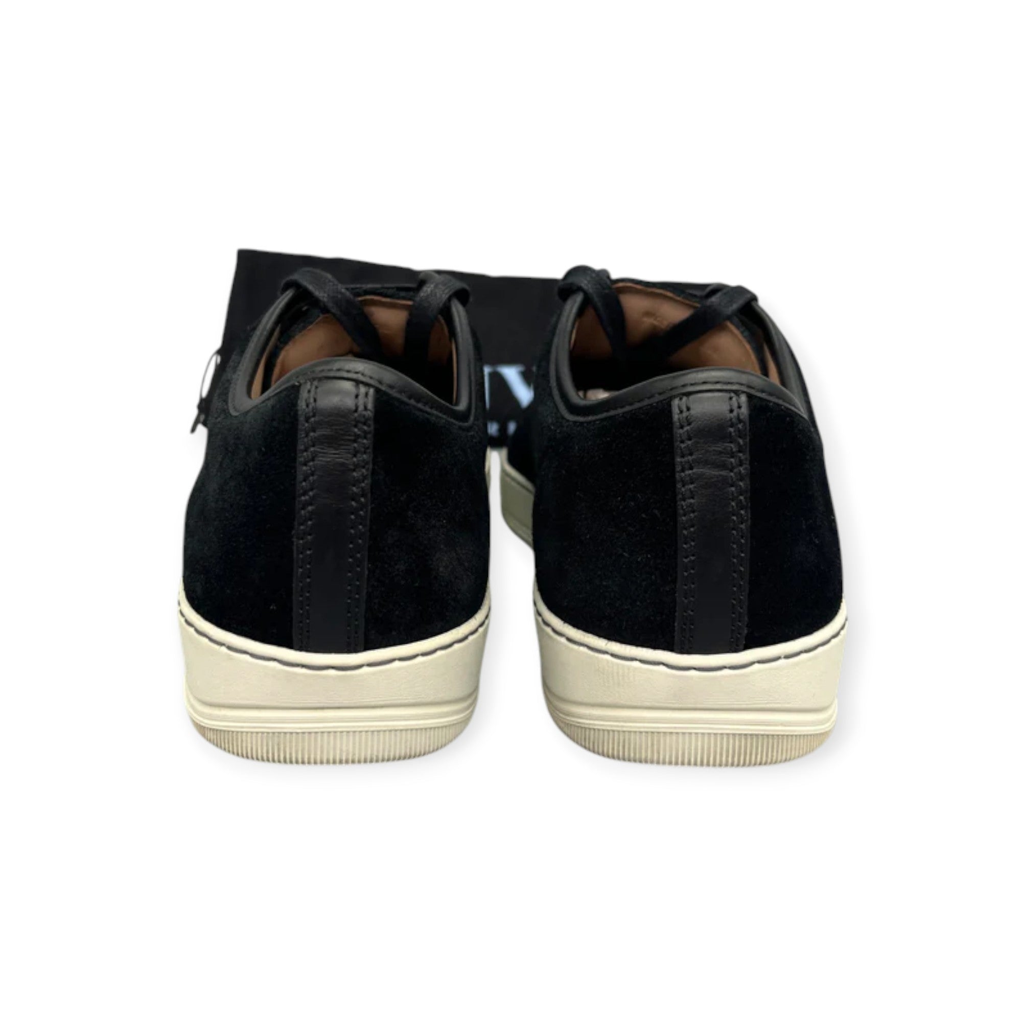 Lanvin Dbb1 Patent Cap Toe Sneaker Black | 42