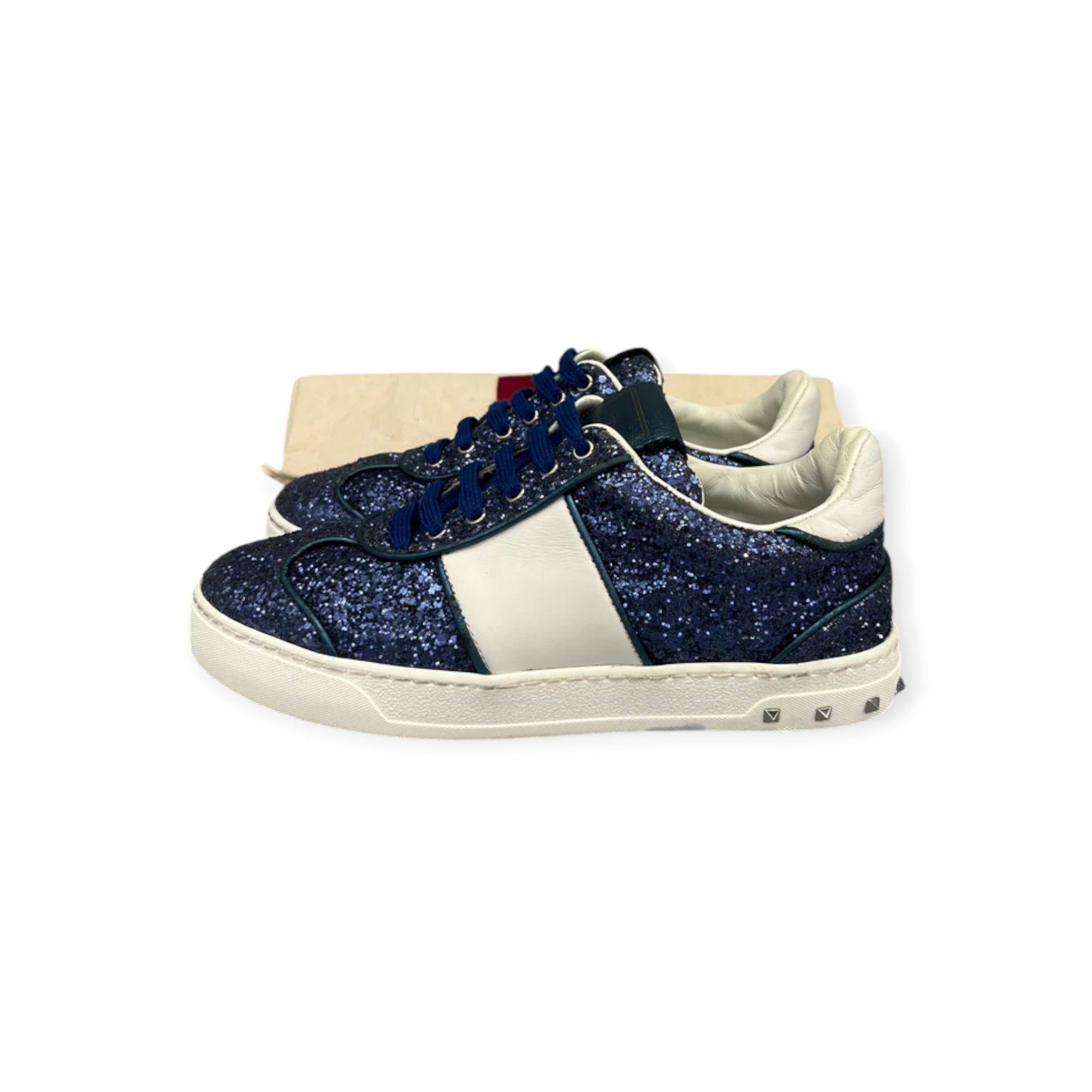 Valentino Flycrew Glitter Navy | 38